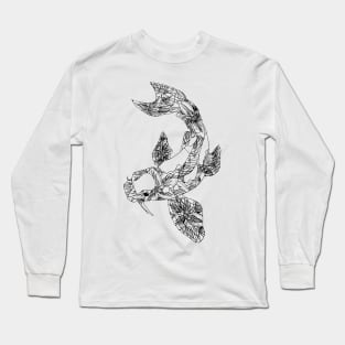 Koi Flower Long Sleeve T-Shirt